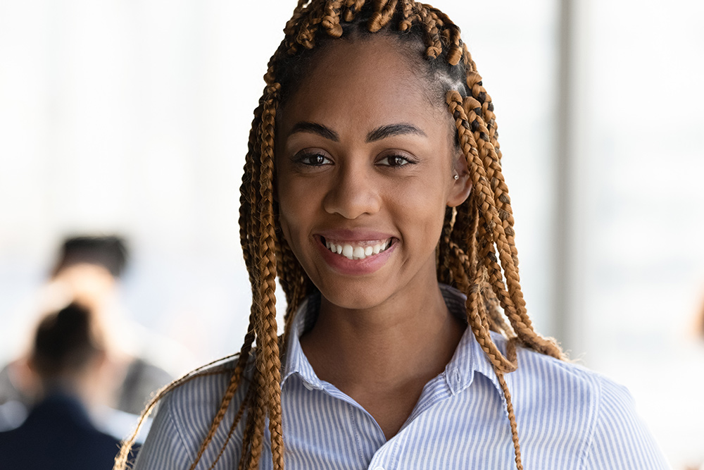 Smiling professional woman