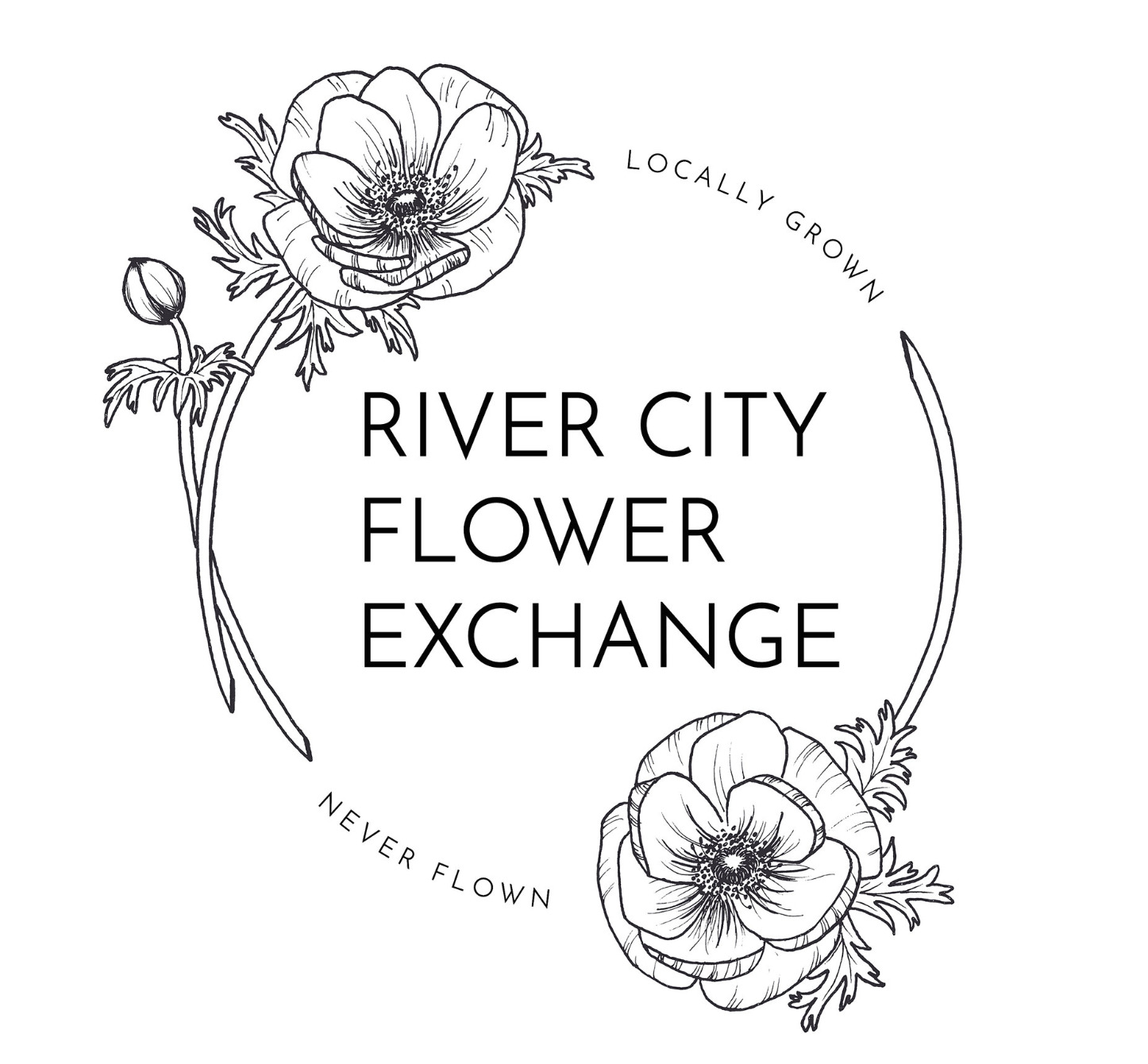 River City Flower Exchange Logo