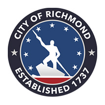 City of Richmond Logo (Silhouette of man in boat with stars around him)